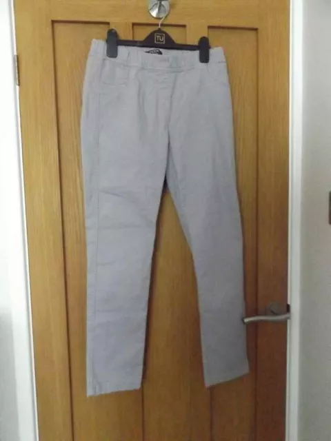 MODA GEORGE ASDA purple stretch cotton jeggings treggings trousers