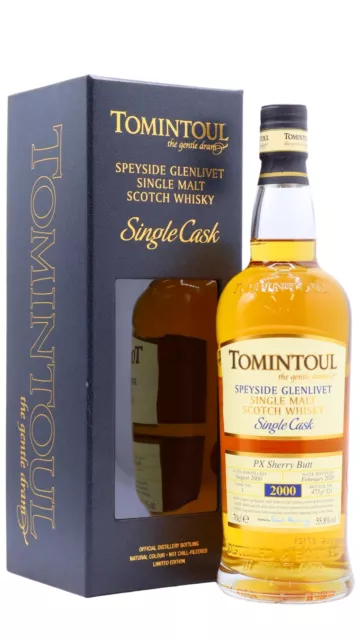 Tomintoul - Single Sherry Cask #1 2000 19 year old Whisky 70cl