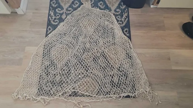 REAL USED FISH Net - 10' x 10' - Traditional Fishing Net - Old Reclaimed  Netting $49.94 - PicClick