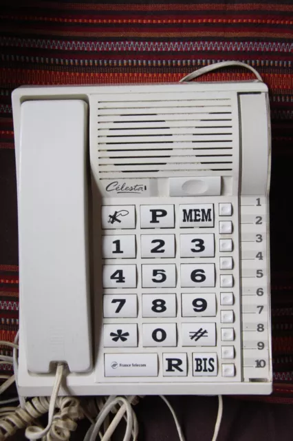 Téléphone Filaire Grosses Touches - 311c - Téléphone fixe BUT