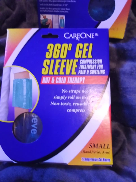 2CareOne 360 Gel Sleeve, Treatment for Pain & Swelling, Hot & Cold Therapy, Smal