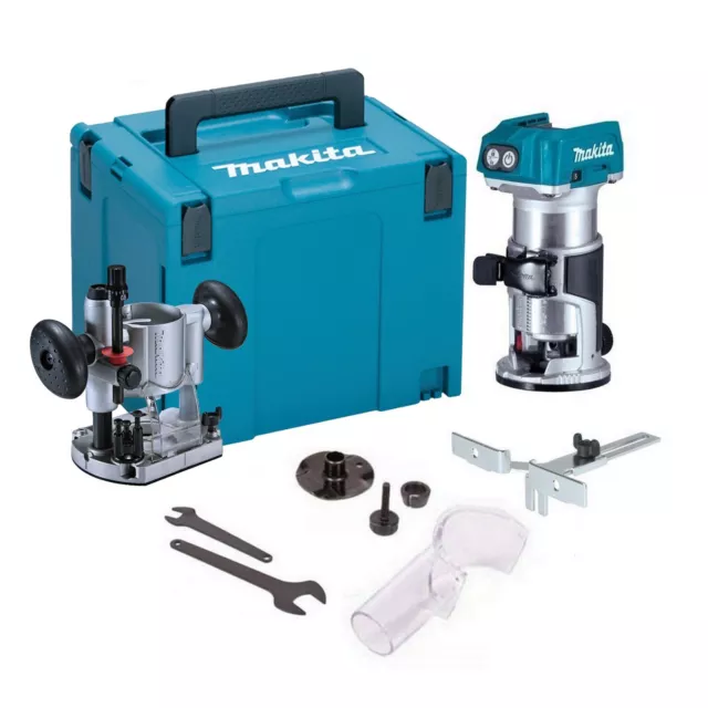 Makita DRT50ZJX1 18v Brushless Laminate Router Trimmer With Plunge Base & Case