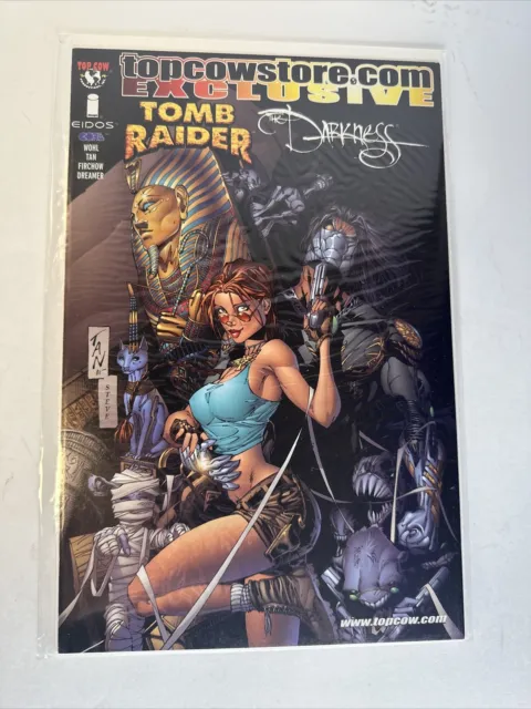 Tomb Raider Darkness Special #1 Top Cow Store Foil Variant 2001 Nm Image Comics