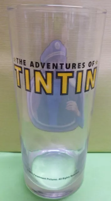 Collector ,  Verre A Eau ,  " The Adventures Of Tintin " , 30 Cl ,T3  *