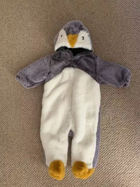 NEXT ALL IN One Penguine Pram Suit 4.99 PicClick UK