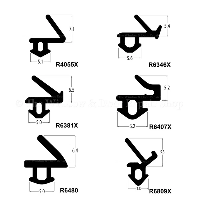 BLACK FLIPPER UPVC Window Door Rubber Gasket Seal Strip Packs £1.59 PicClick UK
