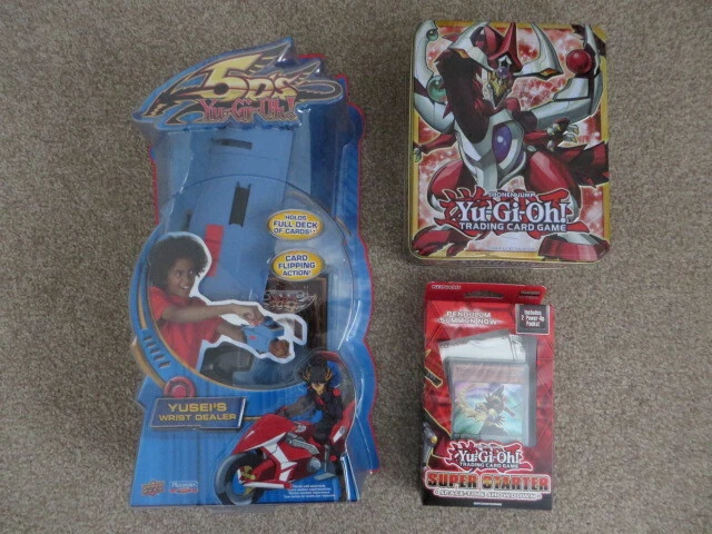YUGIOH! 5DS YUSEI'S Wrist Dealer Card Launcher/Duel Disk + Starter Deck +  Tin ++ 60.00 - PicClick UK