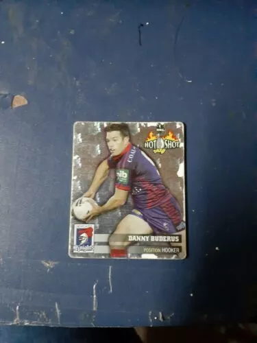 Hot Shot Tazo Rugby League Card Nrl sparkling 2006 Rare danny buderus