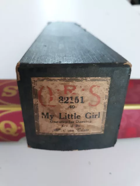 piano roll QRS 32151 My Little Girl one step for dancing