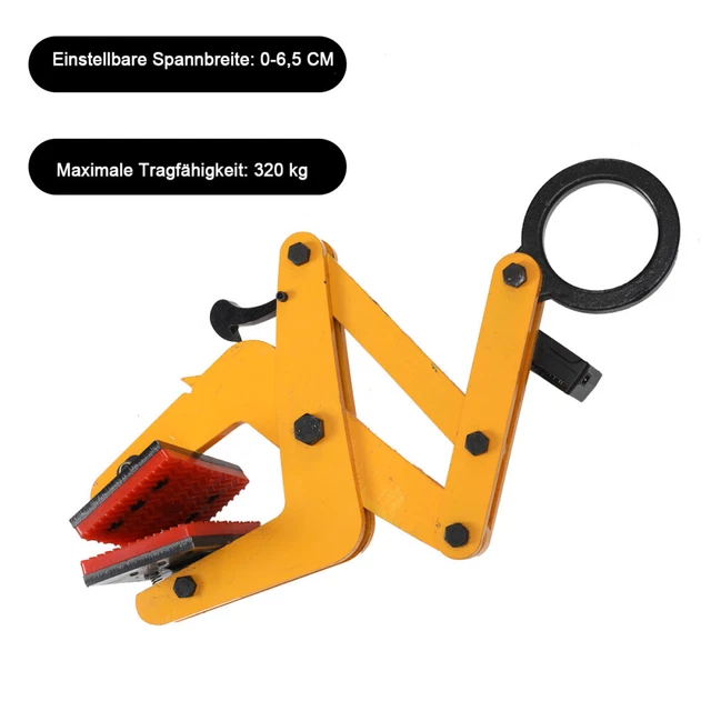 320kg Versetzzange Bordsteinzange Steinträger Hebezange Bordsteinträger Heber DE