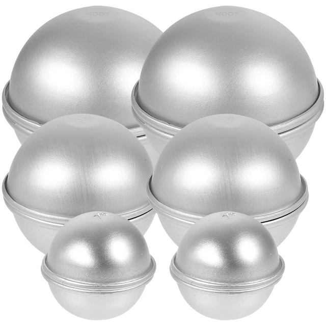 Stampo 12 pz per palline di sale da bagno mezza forma a sfera stampi per torta semisfera budino