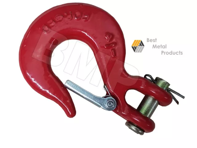 1/4“ Slip Hook Safety Latch Clevis Rigging Tow Winch Trailer G70 Crane 0900122