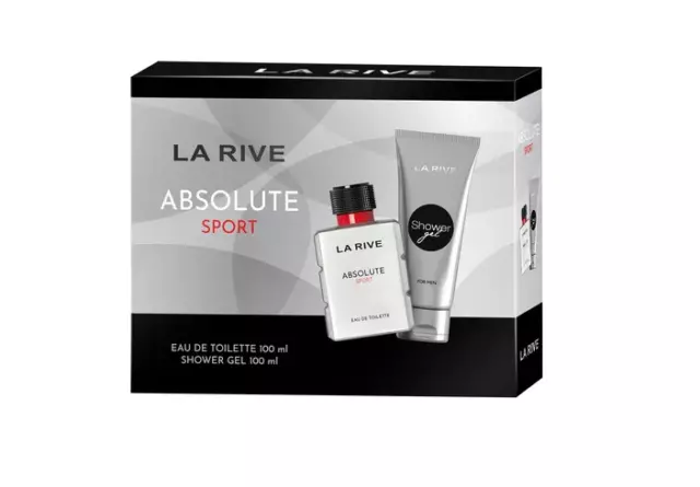 LA RIVE ABSOLUTE SPORT EDT Geschenkset Herrenduft Parfüm + Duschgel Original!