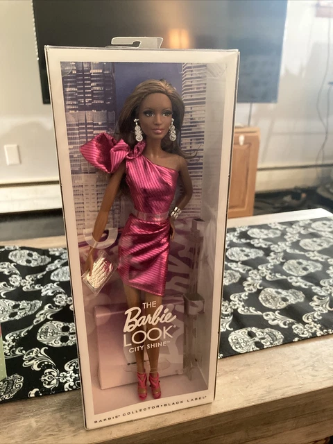 Barbie The Look City Shine Doll African American 2014 Mattel Black Label CJF52
