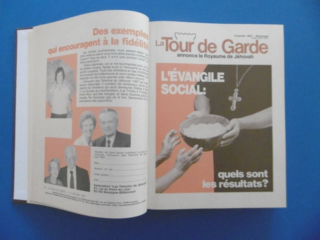 LA TOUR DE Garde - Reliure La Tour De Garde - Annee 1987 - Royaume De