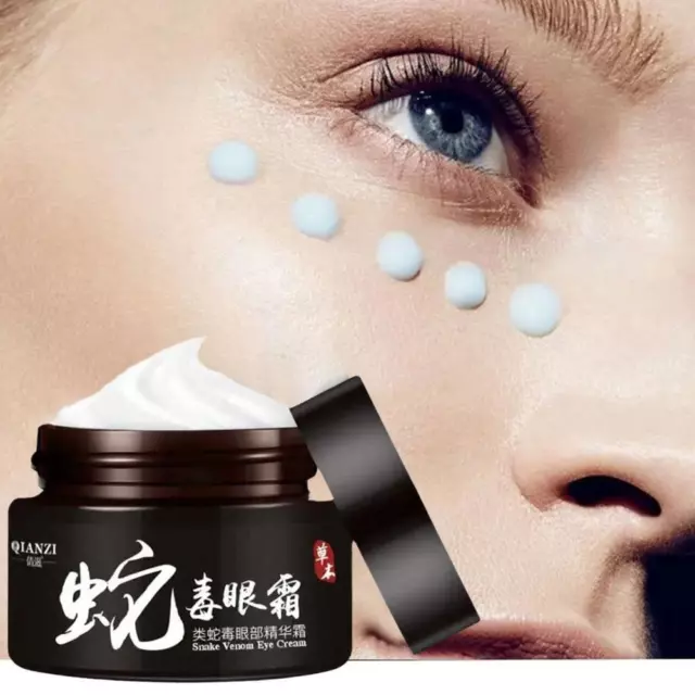 Snake Venom Eye Cream Peptide Collagen Serum Remove Dark Circles Fat Granule