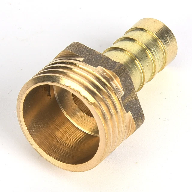 5Pcs Barb Connector Male Thread Water Pipe Connector Hose Connector G1/2 To 10mm