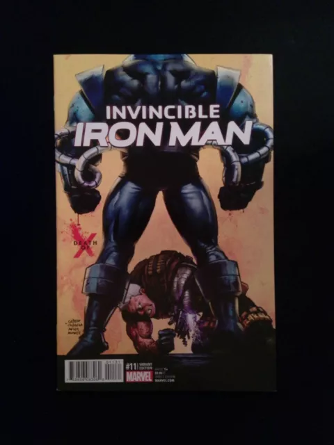 Invincible Iron Man #11B (2ND SERIES) MARVEL Comics 2016 NM-  GEDEON VARIANT