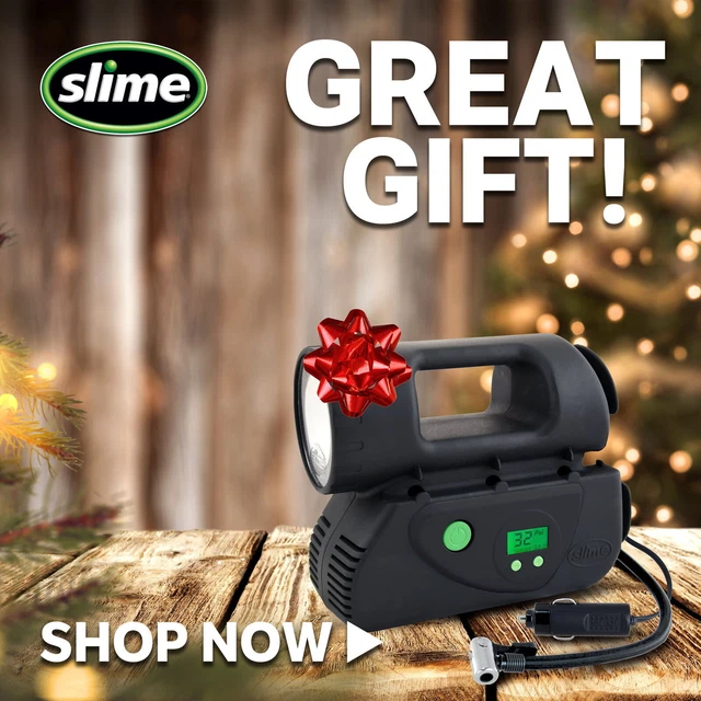 Slime Deluxe Digital 12v Tire Inflator Inflates a standard tire in 4 minutes
