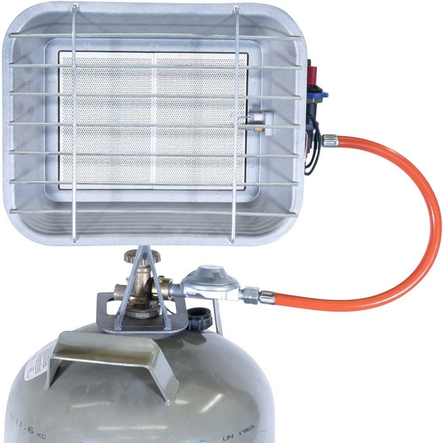 Güde Gasheizstrahler Heizgerät GHS 4200 Piezo Zeltheizung Bauheizer 4,4 kW