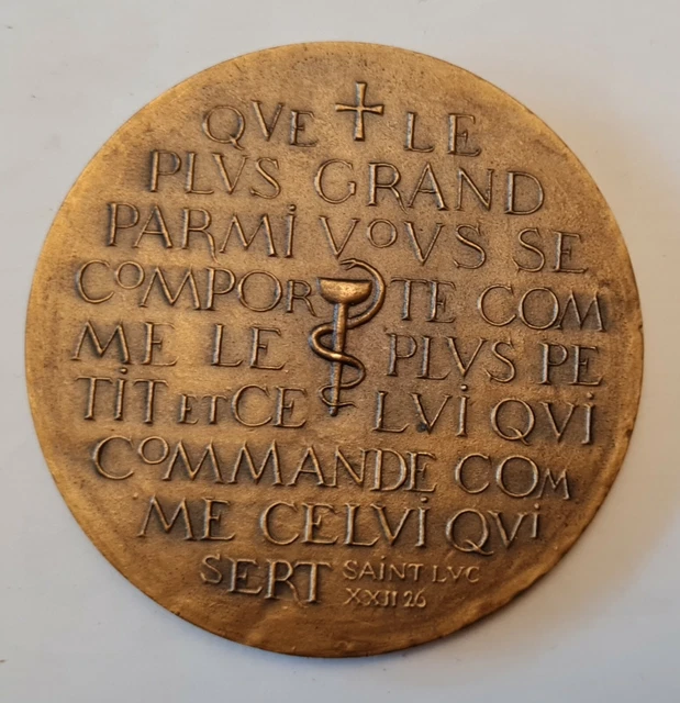 MEDAILLE en bronze au profil du professeur Louis Caussade (1 - Lot 81