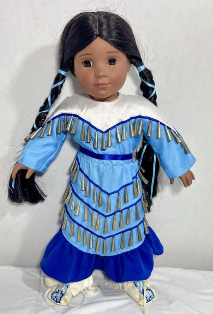 AMERICAN GIRL KAYA The Blue Jingle Dress of Today (2002–2007) Doll NOT INCLUDED $60.00