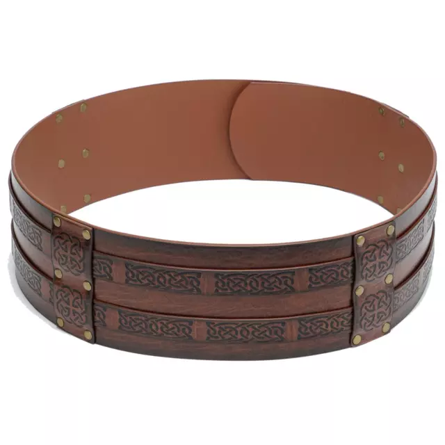 Viking Ceinture Cosplay Parties Style Rétro Ceinture Médiévale pour Hommes 3