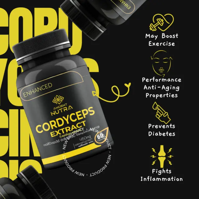 Extracto de hongo orgánico Cordyceps: eleva tu salud con refuerzo inmunológico