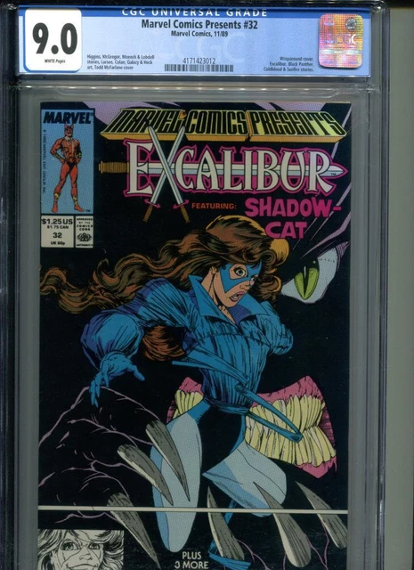 MARVEL COMICS PRESENTS #32 CGC 9.0 Kitty Pryde Cover Todd McFarlane