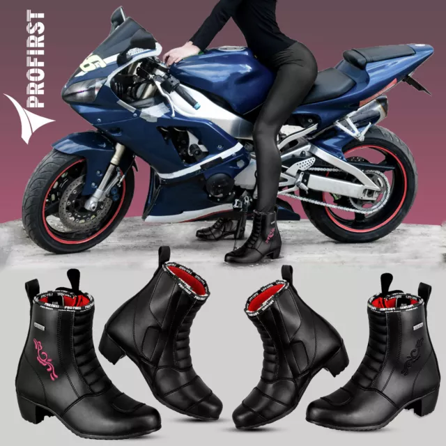Ladies motorcycle boots sales