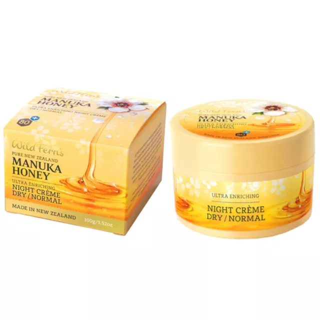 Wild Ferns Manuka Honey Ultra Enriching Night Crème 100g - Dry/Normal Cream