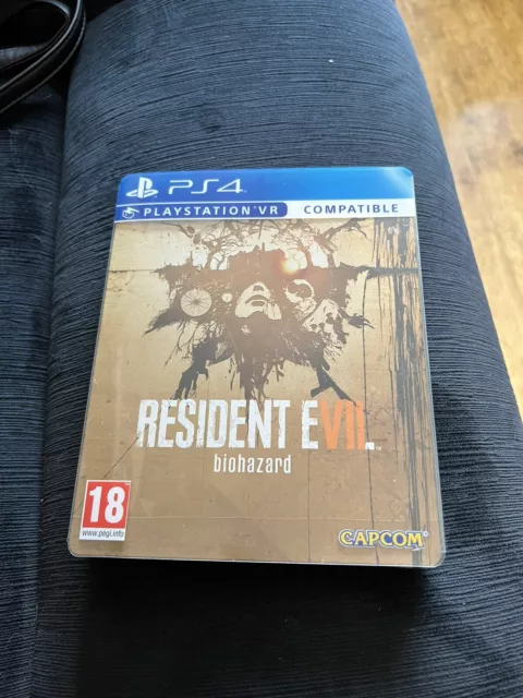 Resident Evil 7 Biohazard PS4 Limited Edition Steelbook With Slip Cover