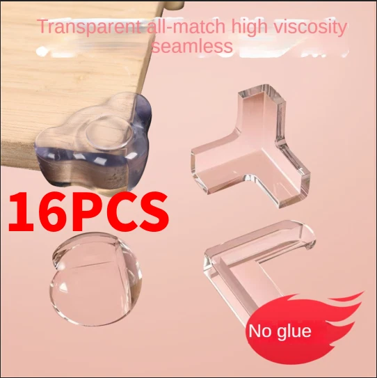 16 Silicone Corner Edge Protector Cushions Table Cover Child Baby Safety bumper~