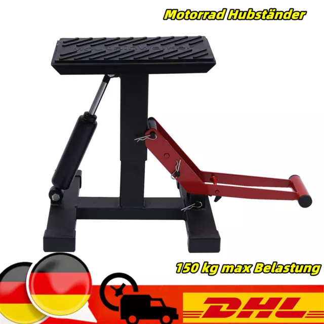 Universal Motorrad Hubständer Halterung Stand Aufzug Motocross Hub Ständer DHL