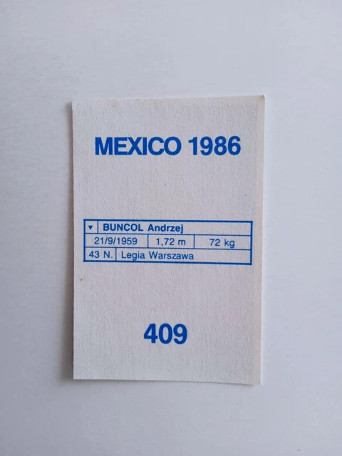 LOTTO FIGURINE CARDS calciatori Forza Goal! 1985-86 edizioni Perfetti