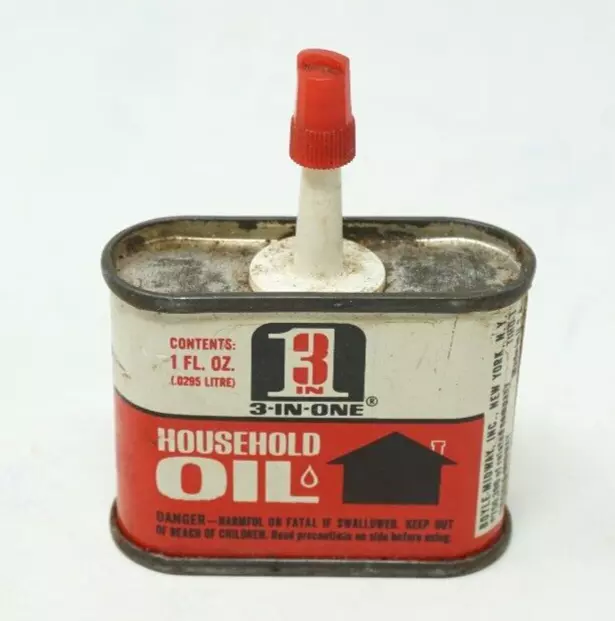 2 VINTAGE 3-IN-ONE 3-in-1 Household Oil 3oz Oil Can Handy Oilers Tins Lot  3in1 $22.36 - PicClick