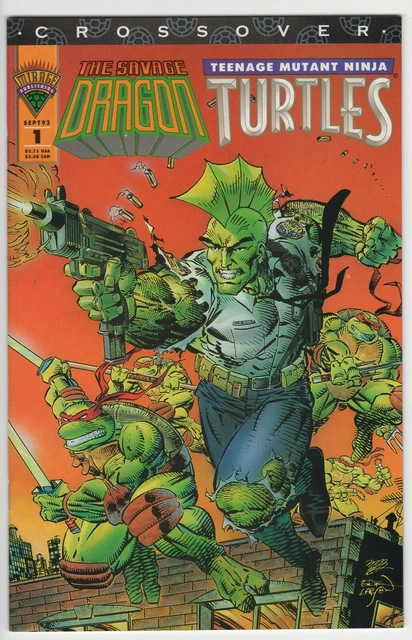 Savage Dragon Teenage Mutant Ninja Turtles Crossover Mirage (1993) NM