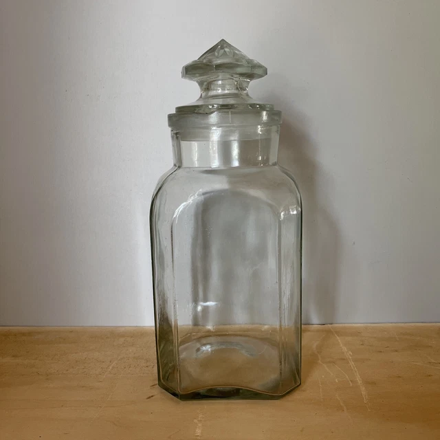 Ancien Bocal à Bonbon en verre - Borgonovo Italy