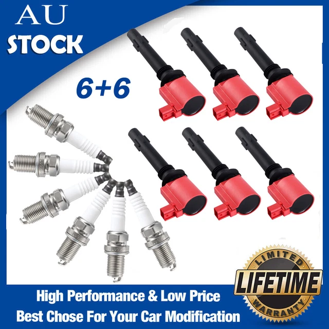 6×IGNITION COIL PACK For Ford Falcon BA inc XR6 020022005 4.0L + 6x
