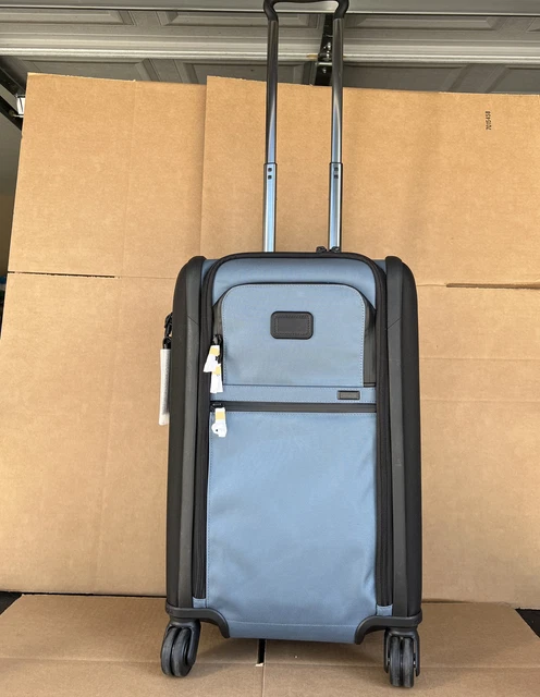 Tumi Alpha 3 International Dual Access 4 Wheel Carry-On Storm Blue Luggage