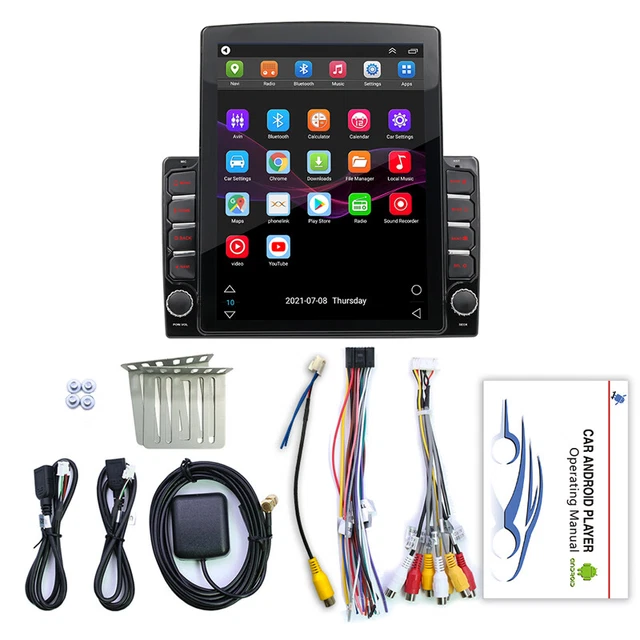 9.7" HD 2Din Car FM Radio Stereo Android 9.1 GPS FM Player WiFi For iOS/Android