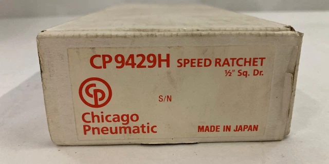 Chicago Pneumatic 1/2" Speed Ratchet CP9429H Fully Tested! 10