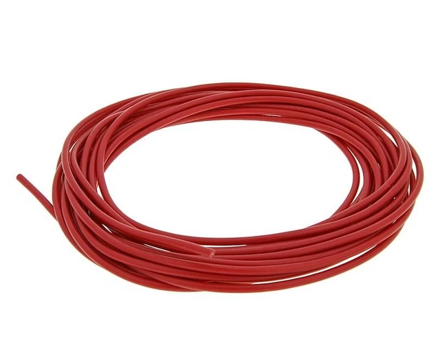 Ligne électrique 0,5mm - 5m - rouge