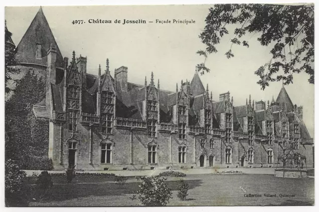 CPA " Château de JOSSELIN - Façade Principale