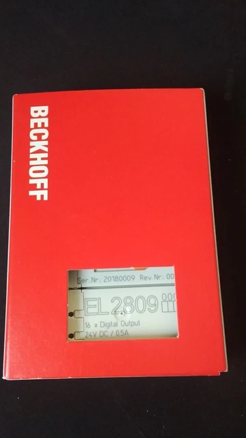 1PC used BECKHOFF Module EL2809 in good condition
