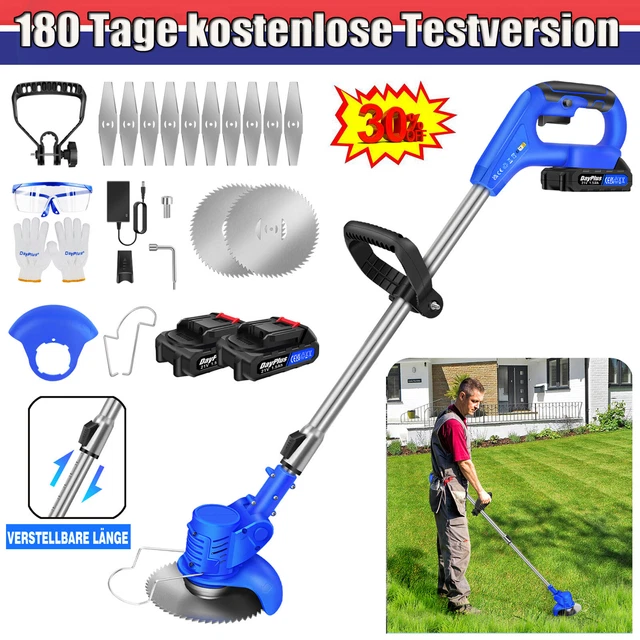 RASEN TRIMMER AKKU Rasenmäher Elektro Freischneider Kantenschneider