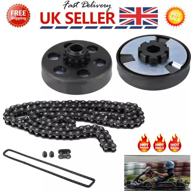 3/4 Inch Automatic Centrifugal Clutch 12 Tooth 35 Chain for Go Kart Bike UK