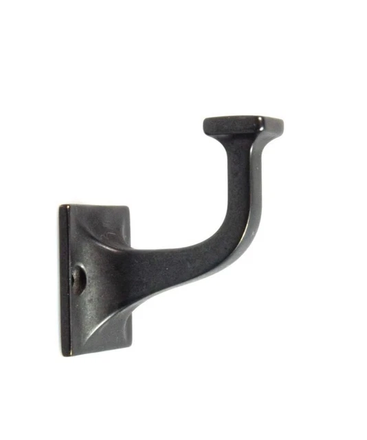 Hickory Hardware S077190 Forge  Farmhouse Single Robe Hook in Black Iron Finish