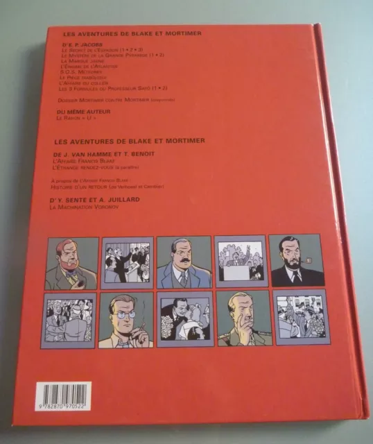 BD LA MACHINATION VORONOV Blake et Mortimer Tome 14 E. P. JACOBS 2000 - C. NEUVE 2