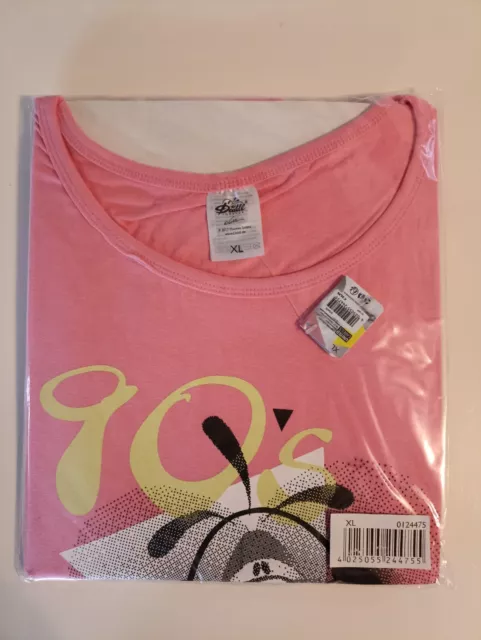 Diddl Forever T-Shirt 90´s Rosa mit Druck Neu *OVP* Damen Gr. XL Diddlmaus 2017